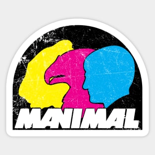 Manimal Sticker